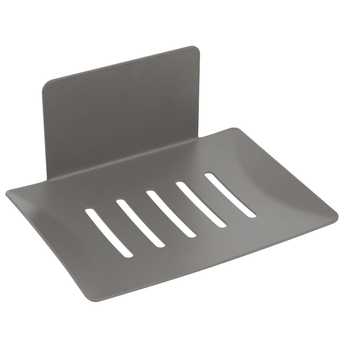 Soap Dish for Shower, 5 Slot Self-Adhesive Soap Holder for Bathroom, Wall Mounted Shower Soap Holder, Stainless Steel Soap Tray Black