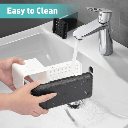 Toothbrush Holders for Bathroom Counter Organizer and Storage (White)